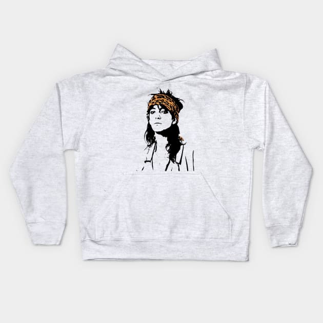 Patti Smith Kids Hoodie by prickle27